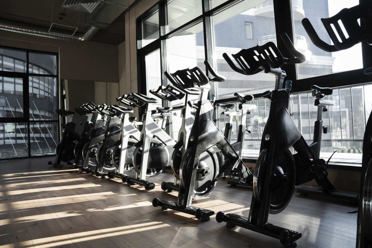 1 Gym With Indoor Cycling Equipment